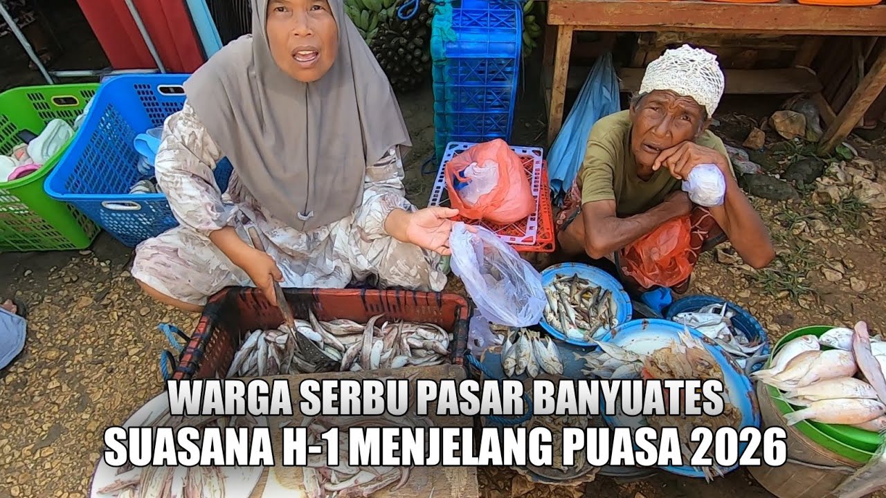 Seperti Ini Ramainya Pasar Banyuates H-1 Menjelang Ramadhan 2026