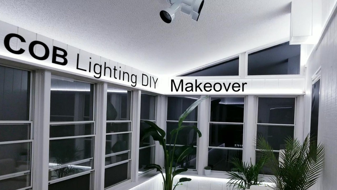 COB LED DIY Makeover: Main Lighting with High CRI Cob Strips. Budget Friendly Room Transformation