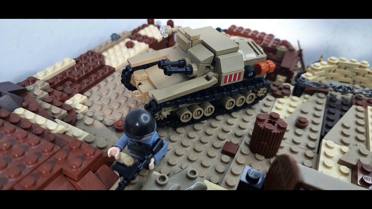 Montage du Carro Veloce CV-35 en STOP MOTION  - LEGO WW2