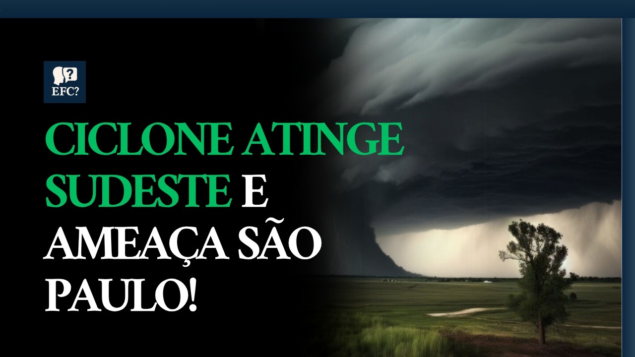 🚨ALERTA MÁXIMO: NOVAS IMAGENS DO CICLONE QUE ATINGIU SÃO PAULO E REGIÕES ALÉM DO SUDESTE