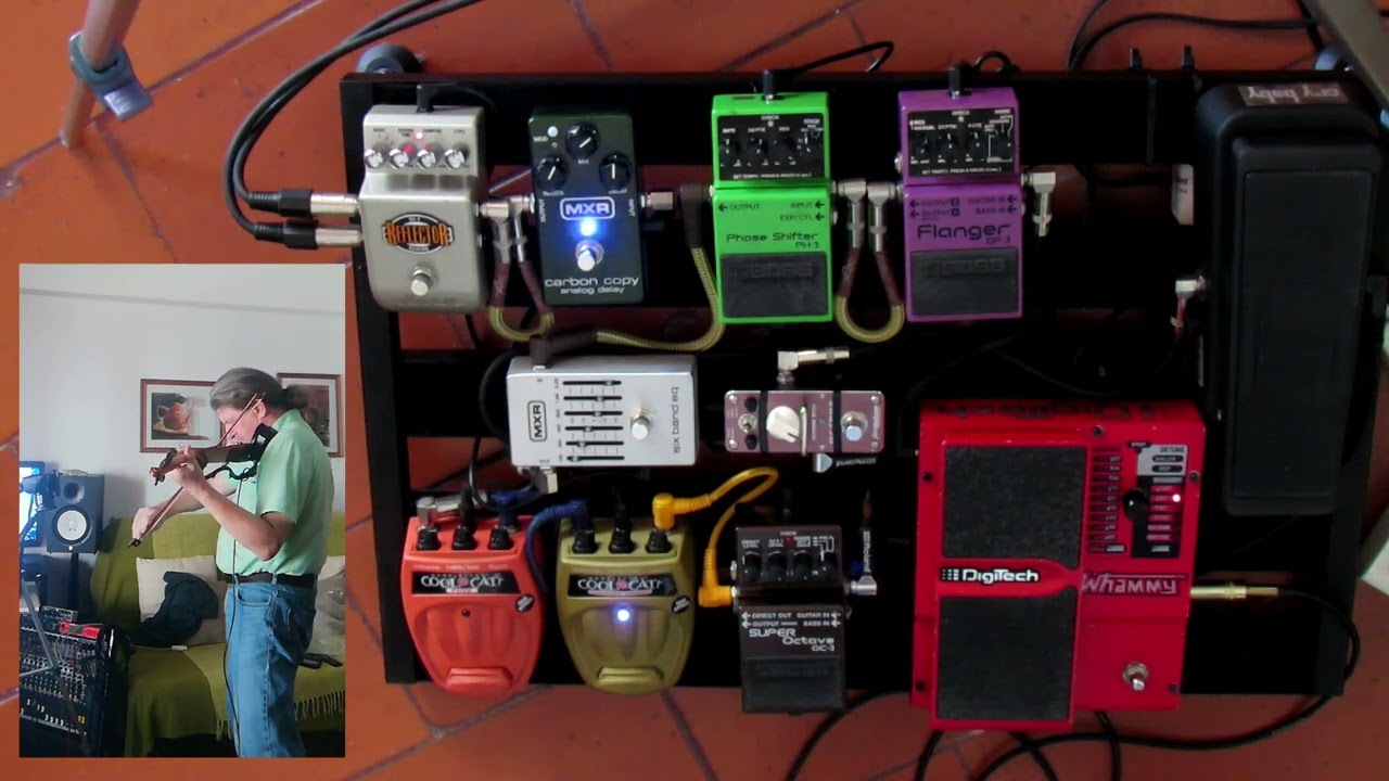Electric violin + FX pedals