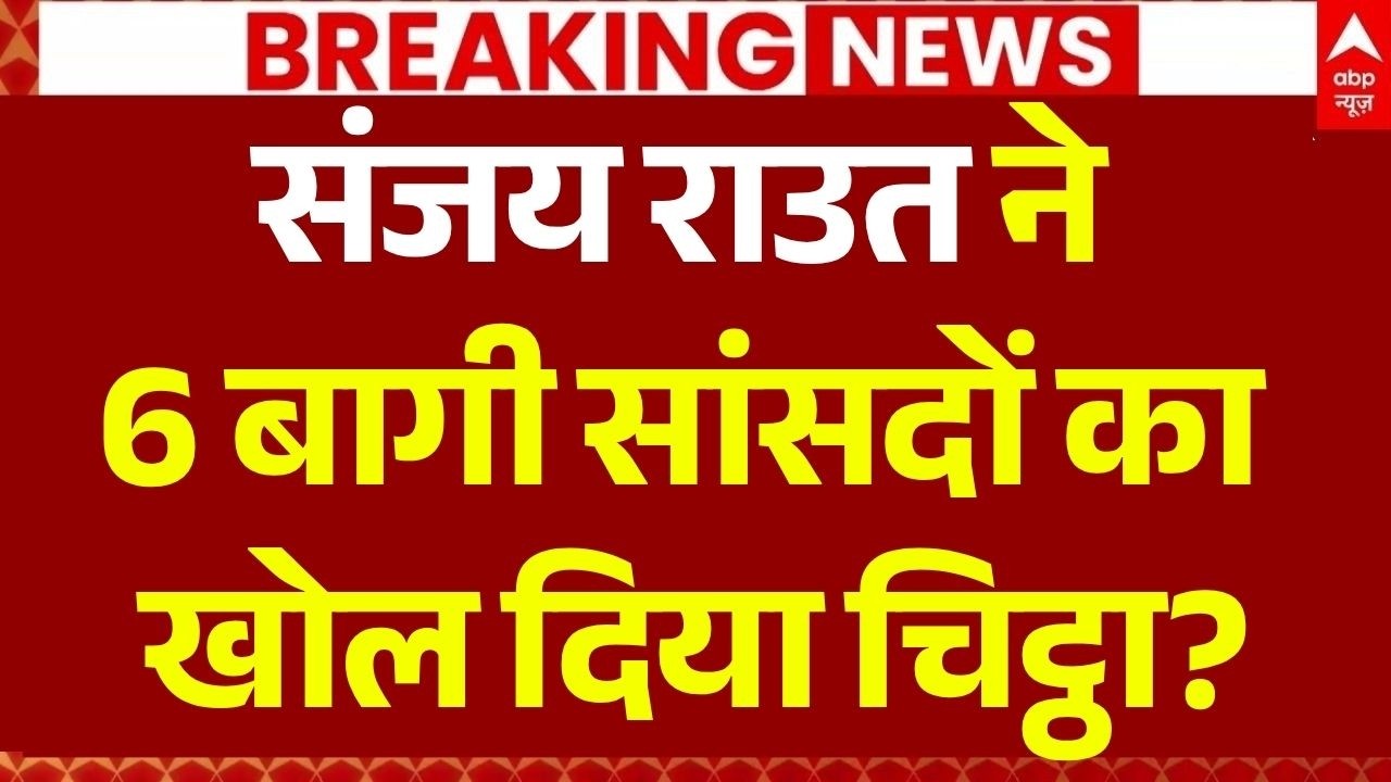 Sanjay Raut on Shiv Sena MP LIVE: 6 बागी सांसदों का खोल दिया चिट्ठा? | Uddhav Thackerey | Breaking
