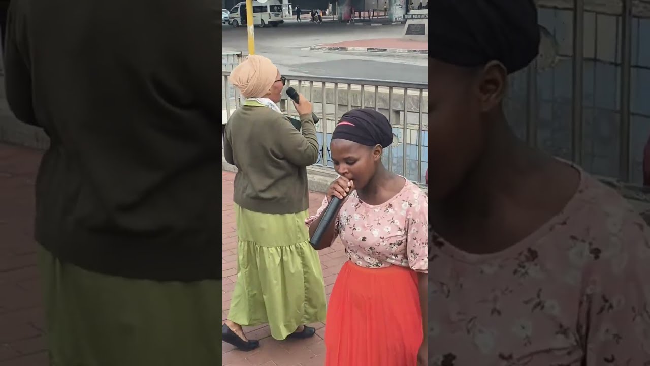 Open air evangelism - Terminus Taxi rank. 