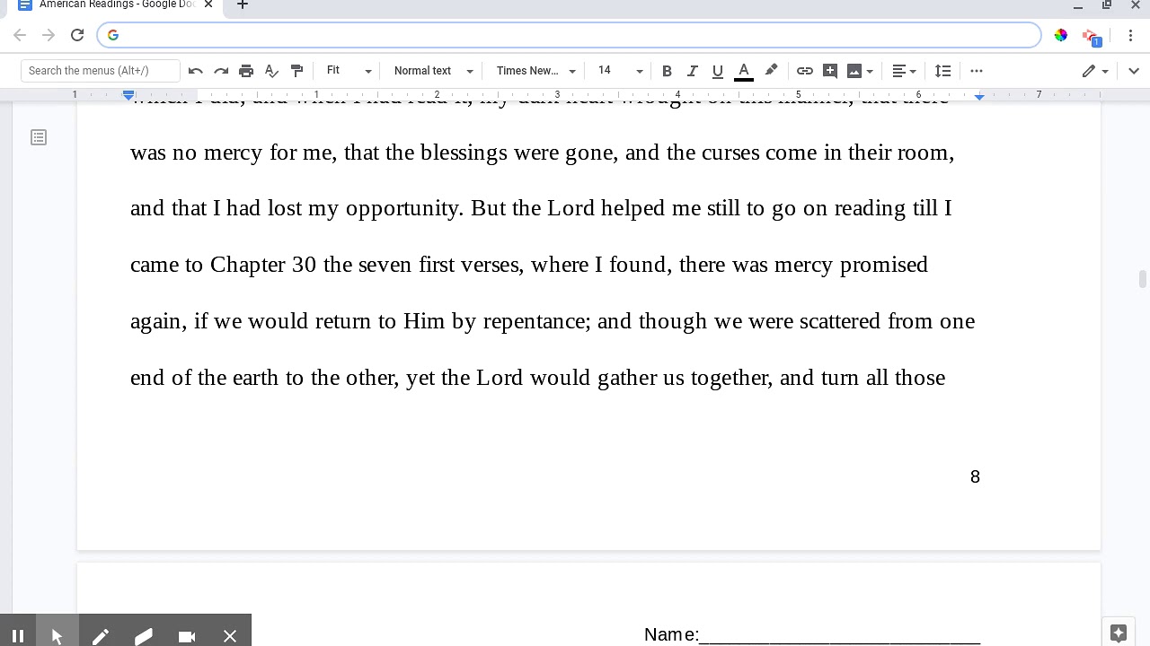 From A Narrative of the Captivity by Mary Rowlandson