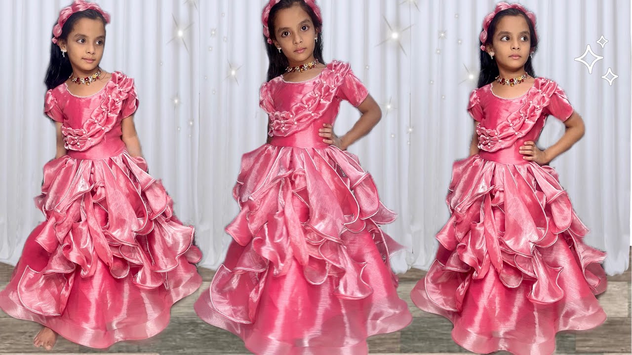 Princess-style baby frock 👗✨ UmbrellaCutFrock