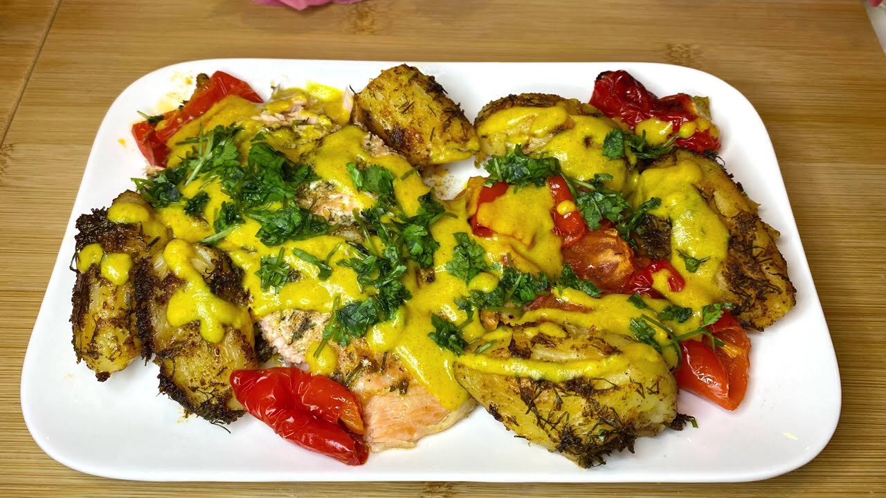 Kartoffeln mit Lachs sind sehr lecker und im Ofen schnell zubereitet
