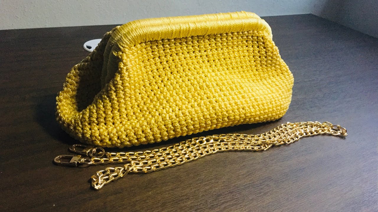 BOLSO CLUTCH A CROCHET - En tendencia