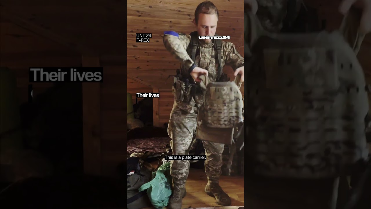 What&rsquo;s in the kit of an 🇺🇦  Ukrainian soldier? #warinukraine #shorts