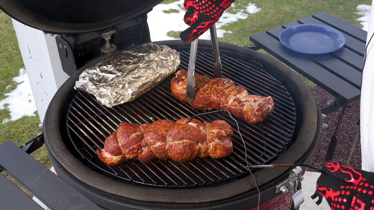 Pork Tenderloin on the Kamado Joe