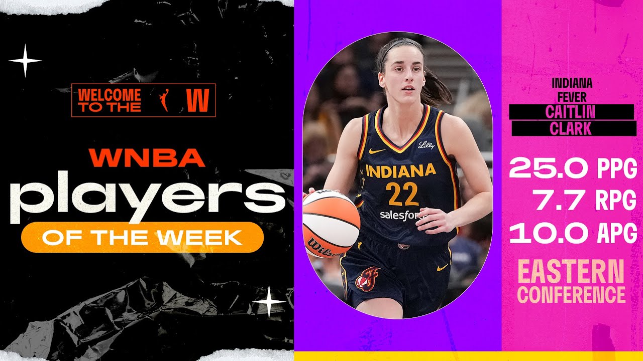 Caitlin Clark wins third consecutive Eastern Conference Player of the Week honors 🔥