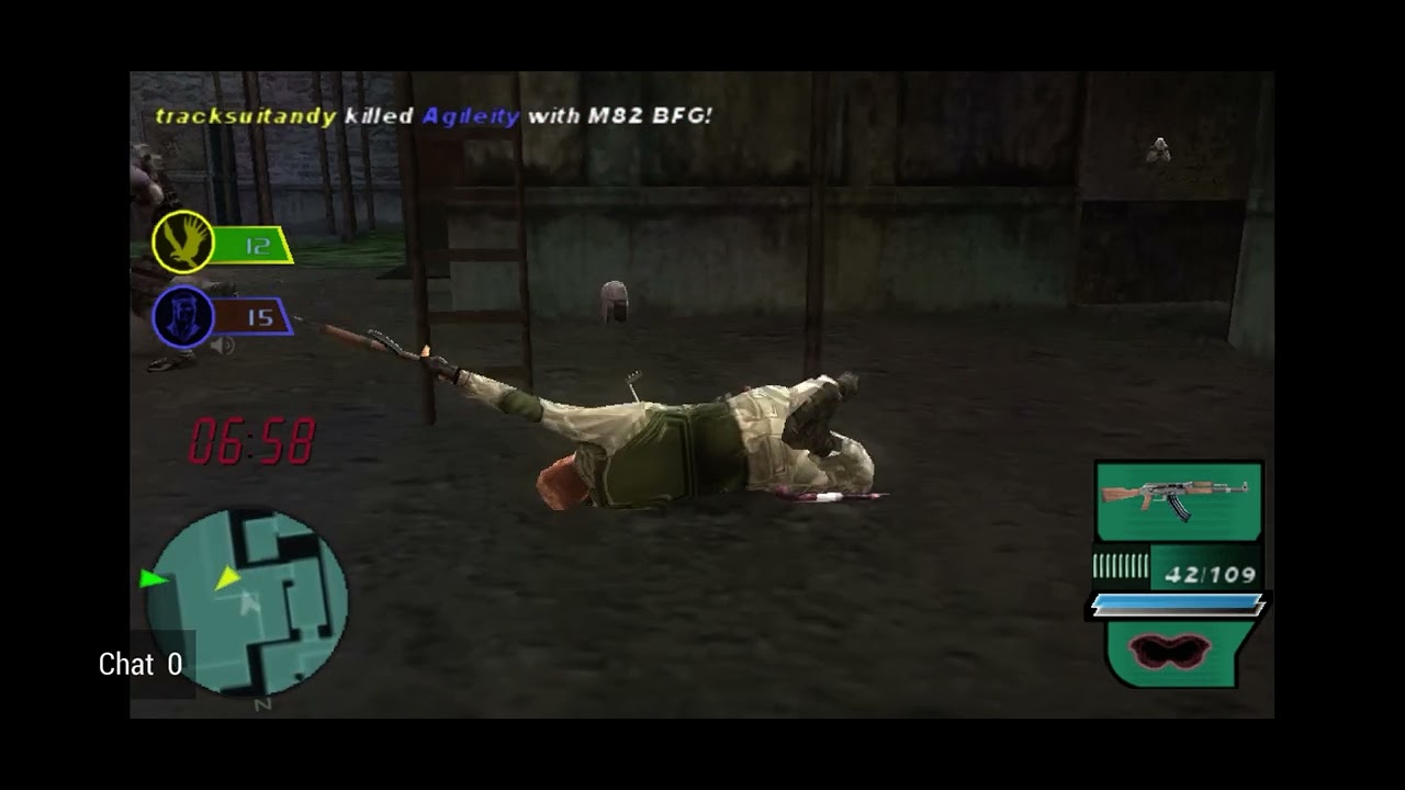 Syphon Filter Dark Mirror PSP Online Multiplayer No Commentary
