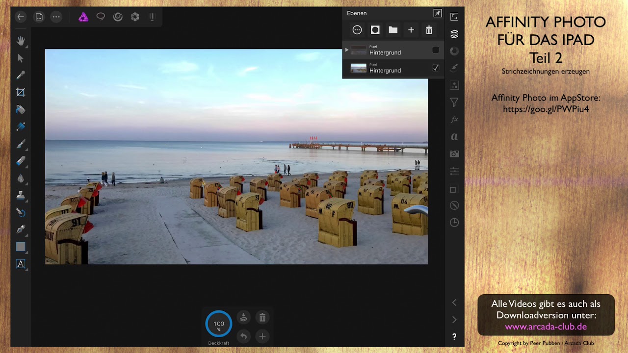 Affinity Photo für das iPad - Teil 2 - Strichzeichnungen