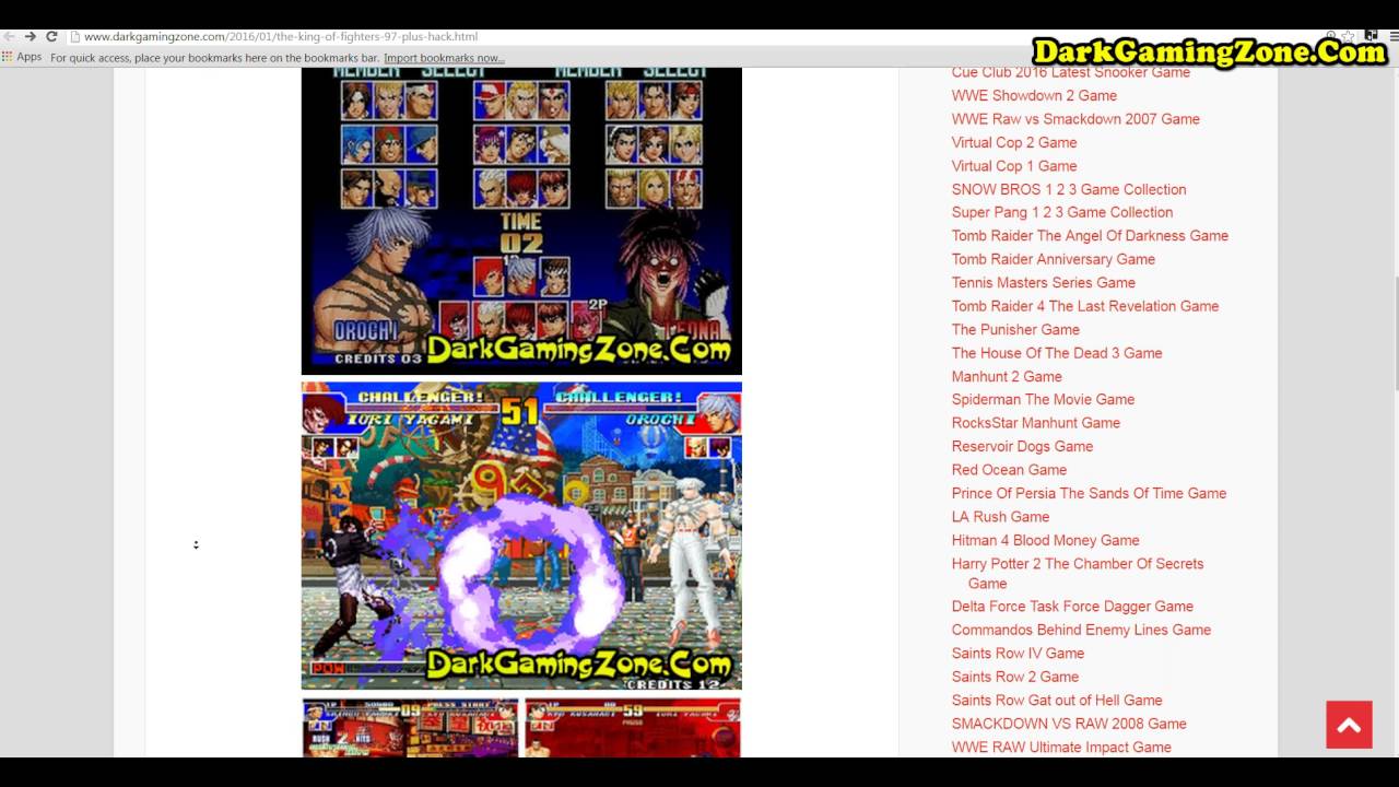 The King of Fighters 97 PLUS HACK FREE DOWNLOAD Full Version Direct Link