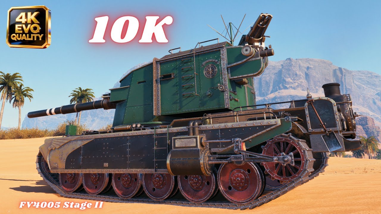 FV4005 Stage II 10K Damage & 2x FV4005 Stage II 10.8K & 12K World of Tanks