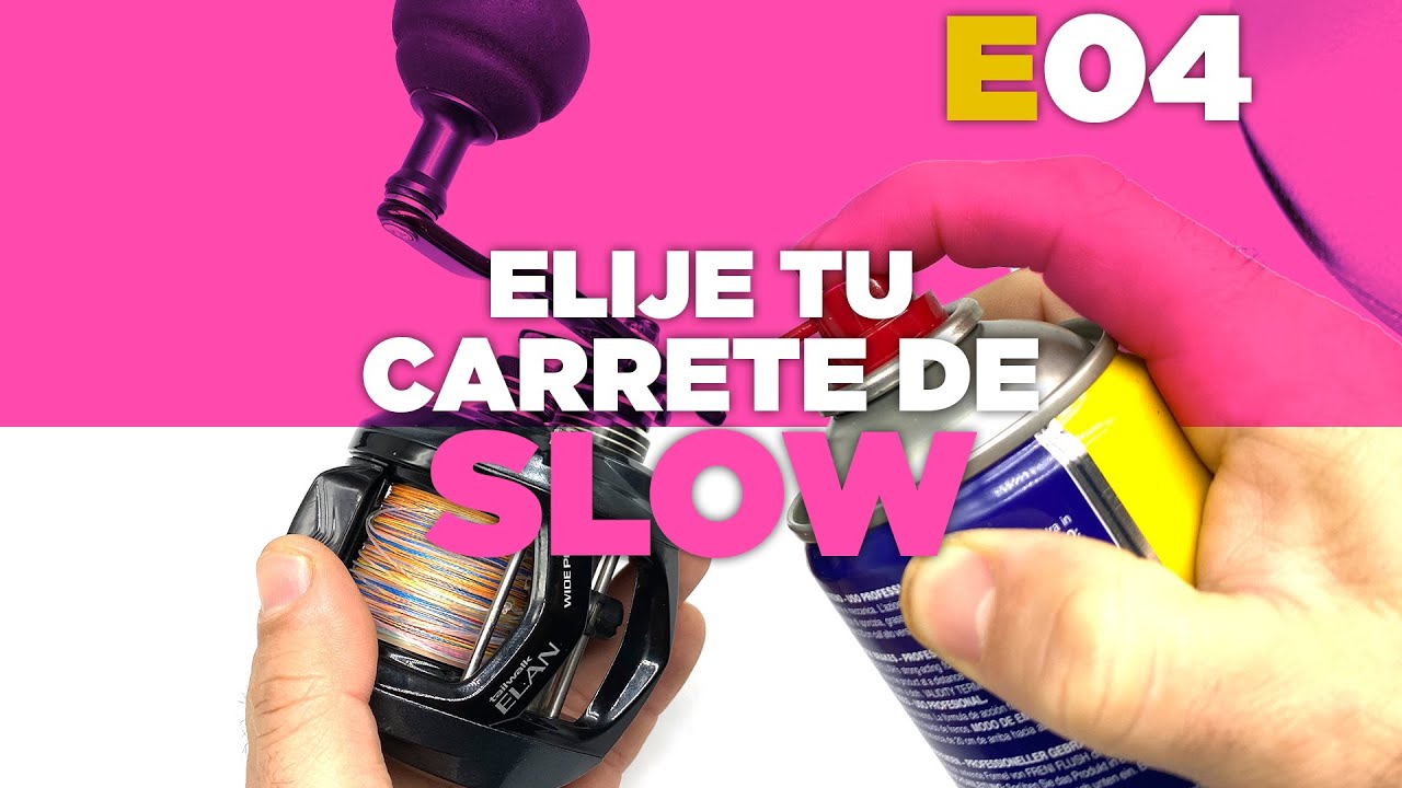 Tu carrete de SLOW Jigging E04 | Limpieza y mantenimiento del carrete de casting