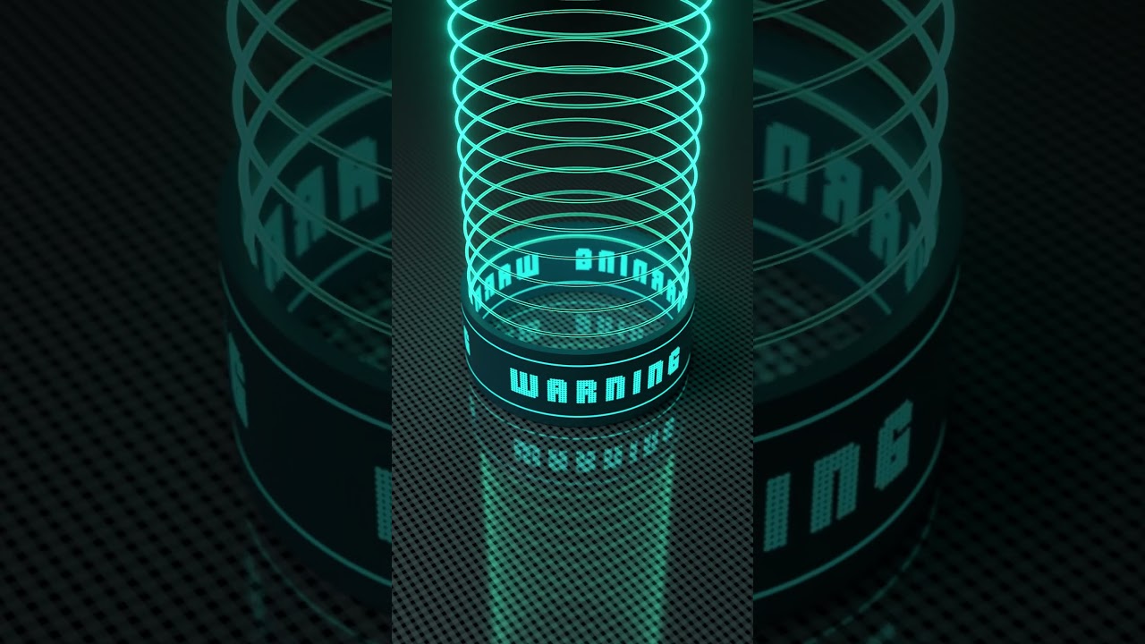 Cyber Warning Alert &ndash; Sci-Fi Loop.