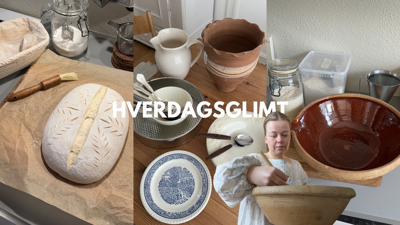 Et par dage i mit liv | Bager surdejsbrød, genbrugsshopping og opskrift på tiramisu overnight oats