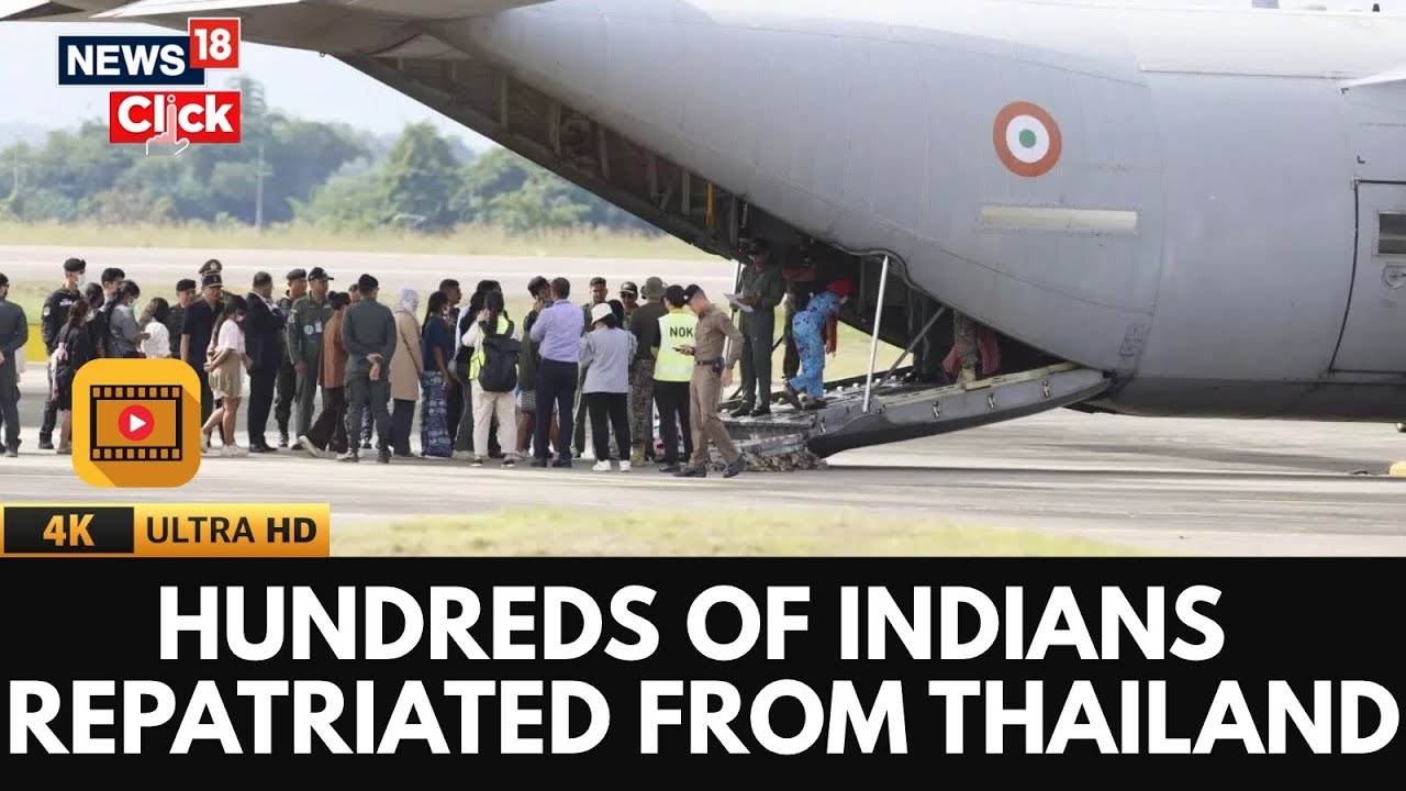 India Begins Repatriating Hundreds of Nationals from Myanmar Scam Center  Via Thailand | 4K