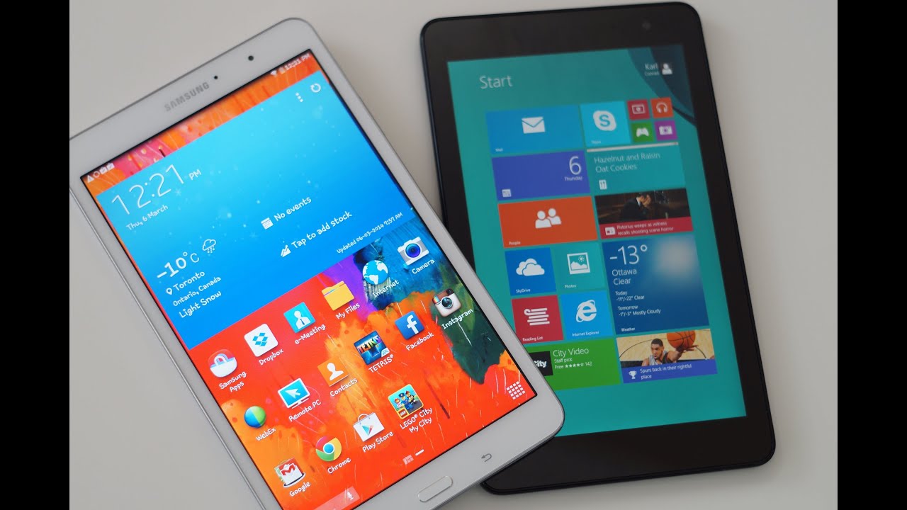 BEST 8 inch Tablet 2014! Android vs Windows