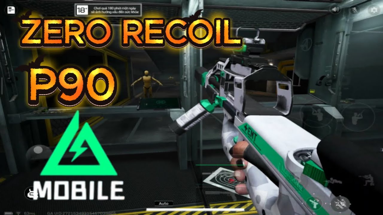 BEST ZERO RECOIL P90 BUILD IN DELTA FORCE MOBILE - NO RECOIL & INSANE POWER
