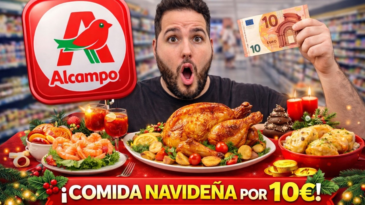 10 euros para una comida navide&ntilde;a al completo vlogmas 19
