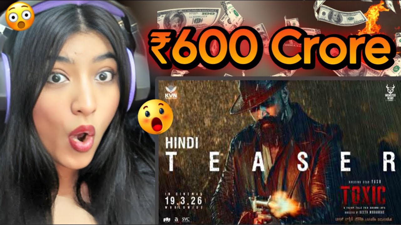 Reaction on Toxic Teaser | Official Hindi teaser | Rocking Star Yash I Geetu Mohandas | KVN