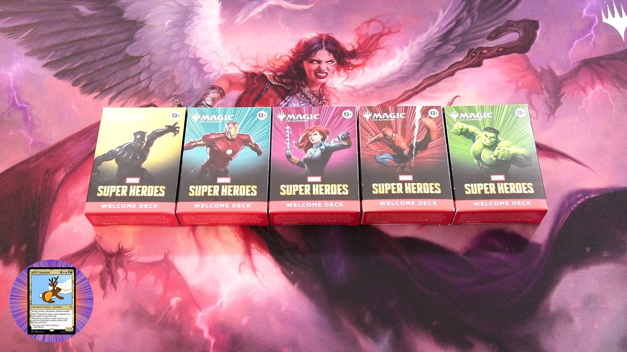Стартовые колоды MTG Marvel Super Heroes 2026 &mdash; НАЧНИ ИГРАТЬ В MTG БЕСПЛАТНО!