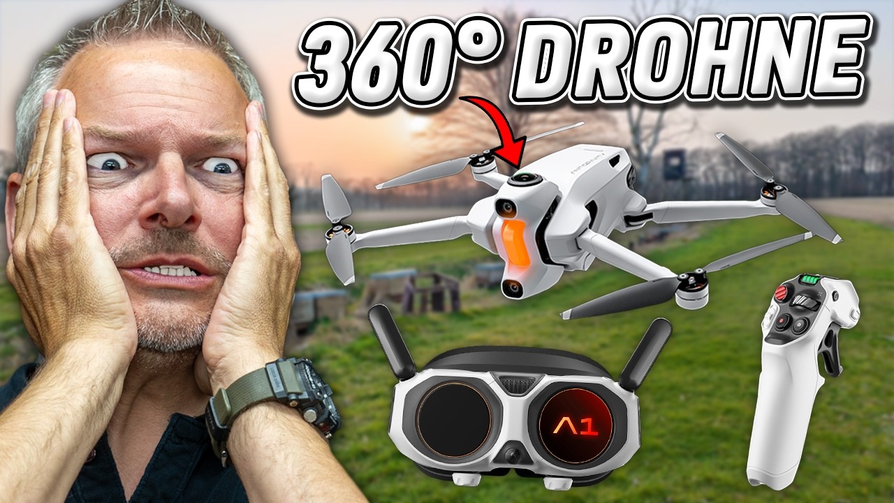 Antigravity A1 - diese 360&deg; Drohne hat uns umgehauen! Absoluter Anf&auml;nger fliegt FPV
