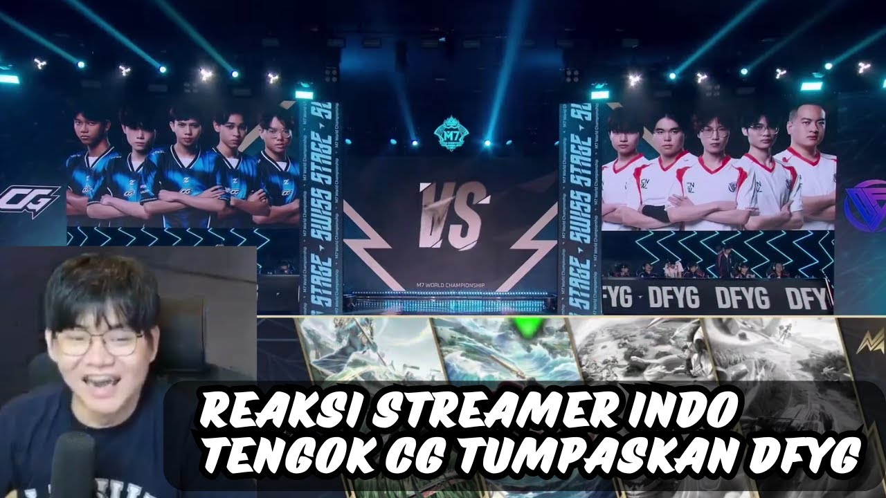 REAKSI STREAMER INDO!! CG OG VS DFYG 