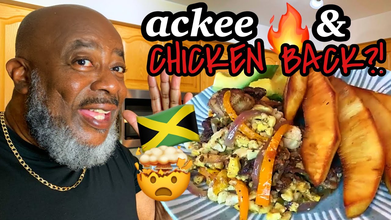 How to make Jamaican Ackee & Chicken Back!? | Deddy's Kitchen