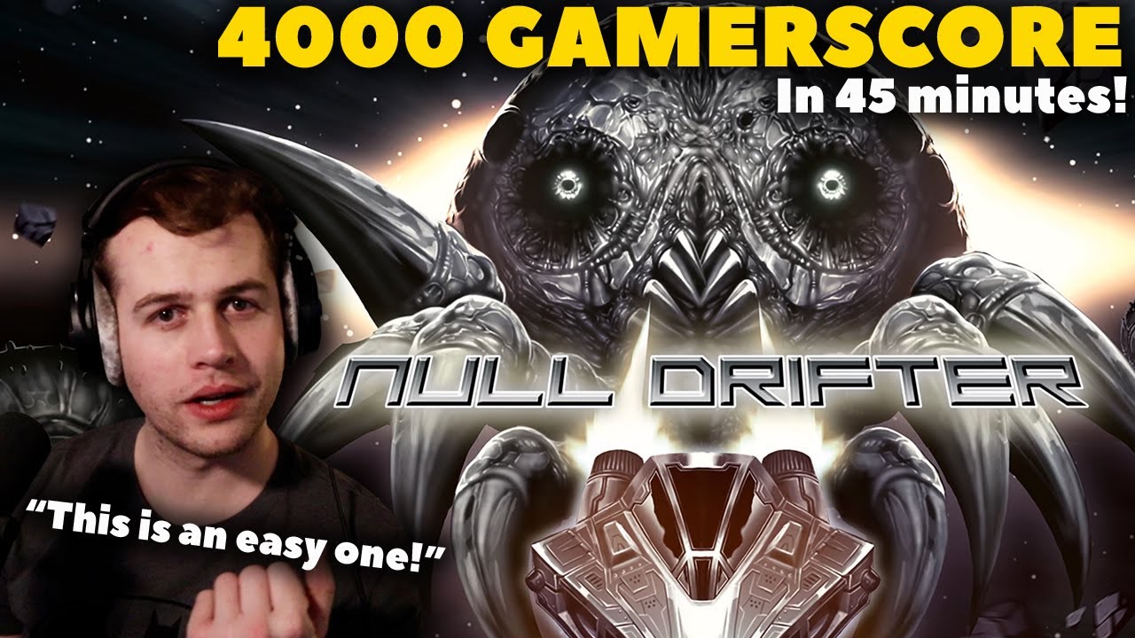 Unlocking ALL achievements in NULL DRIFTER! 4000 Gamerscore in 45 minutes!