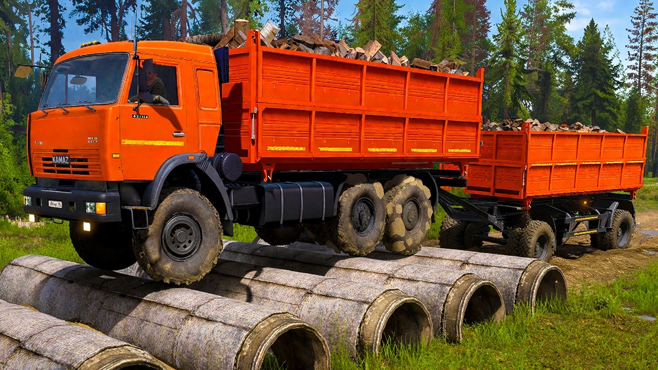 Spintires: Mudrunner Mod Truck | Driver Skills Gameplay | Game Daily142 #spintiresmudrunner