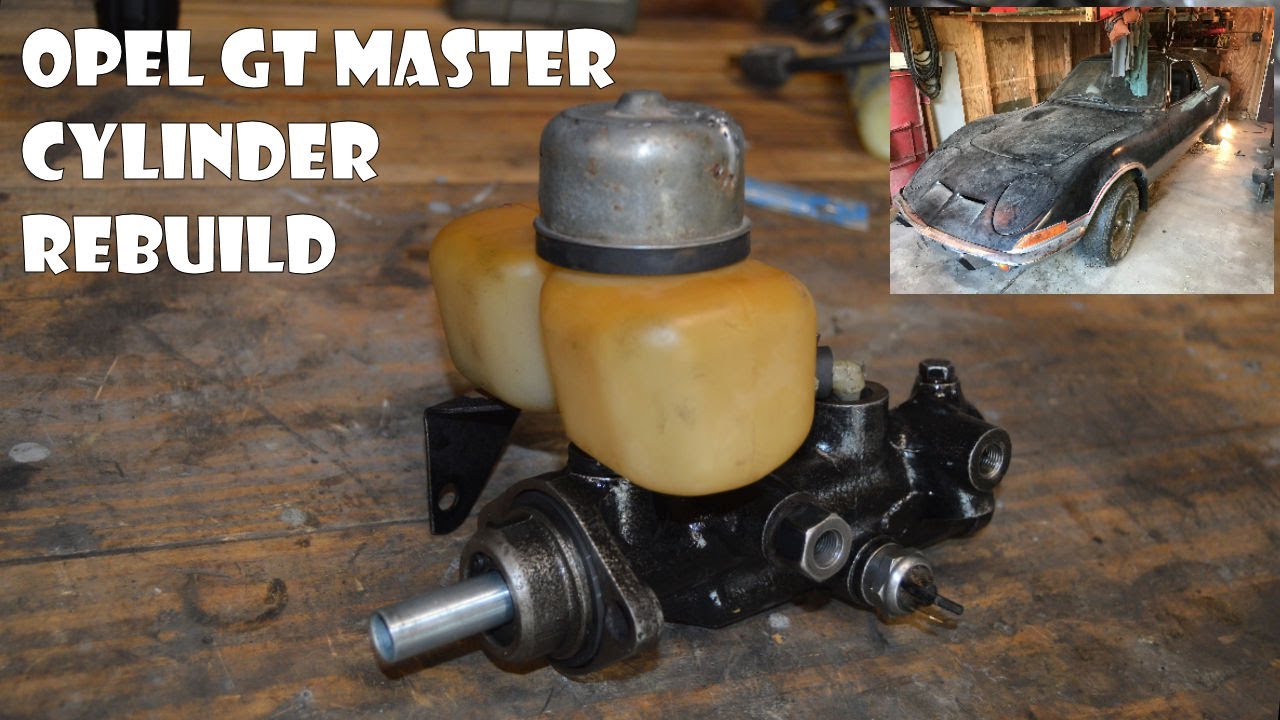 Opel GT Master Cylinder Rebuild