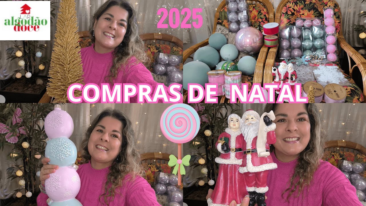 NATAL 2025🎅  MAIS NOVIDADES DE COMPRAS DE DECORAÇÃO PARA O NATAL #natal2025 #decoração #compras