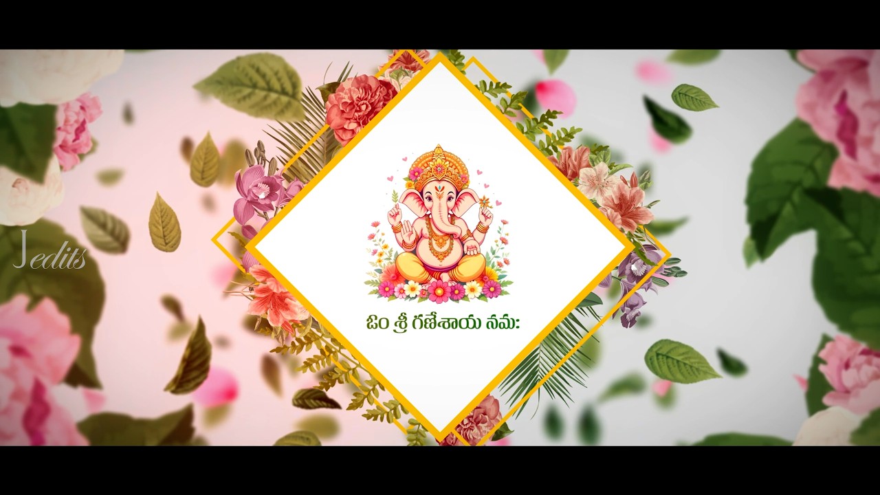 Telugu Wedding Invitation | Cinematic Digital Invite | Trending Wedding Invitation ❤️ 4K 