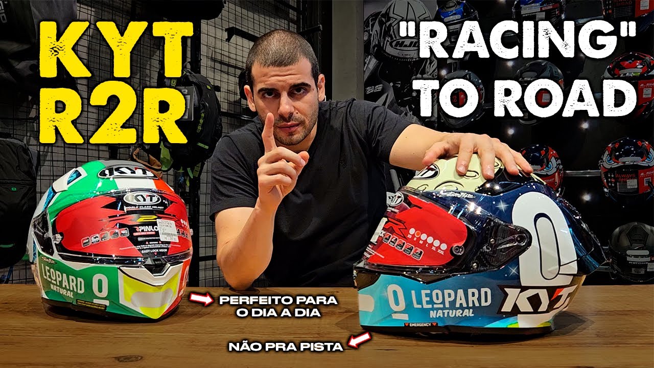 CAPACETE KYT R2R: RACING TO ROAD, NOT RACING TO TRACK