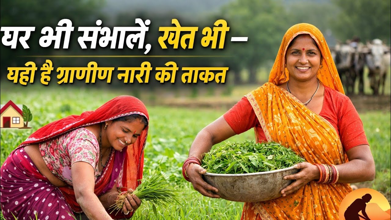 घर भी संभालें, खेत भी – यही है ग्रामीण नारी की ताकत