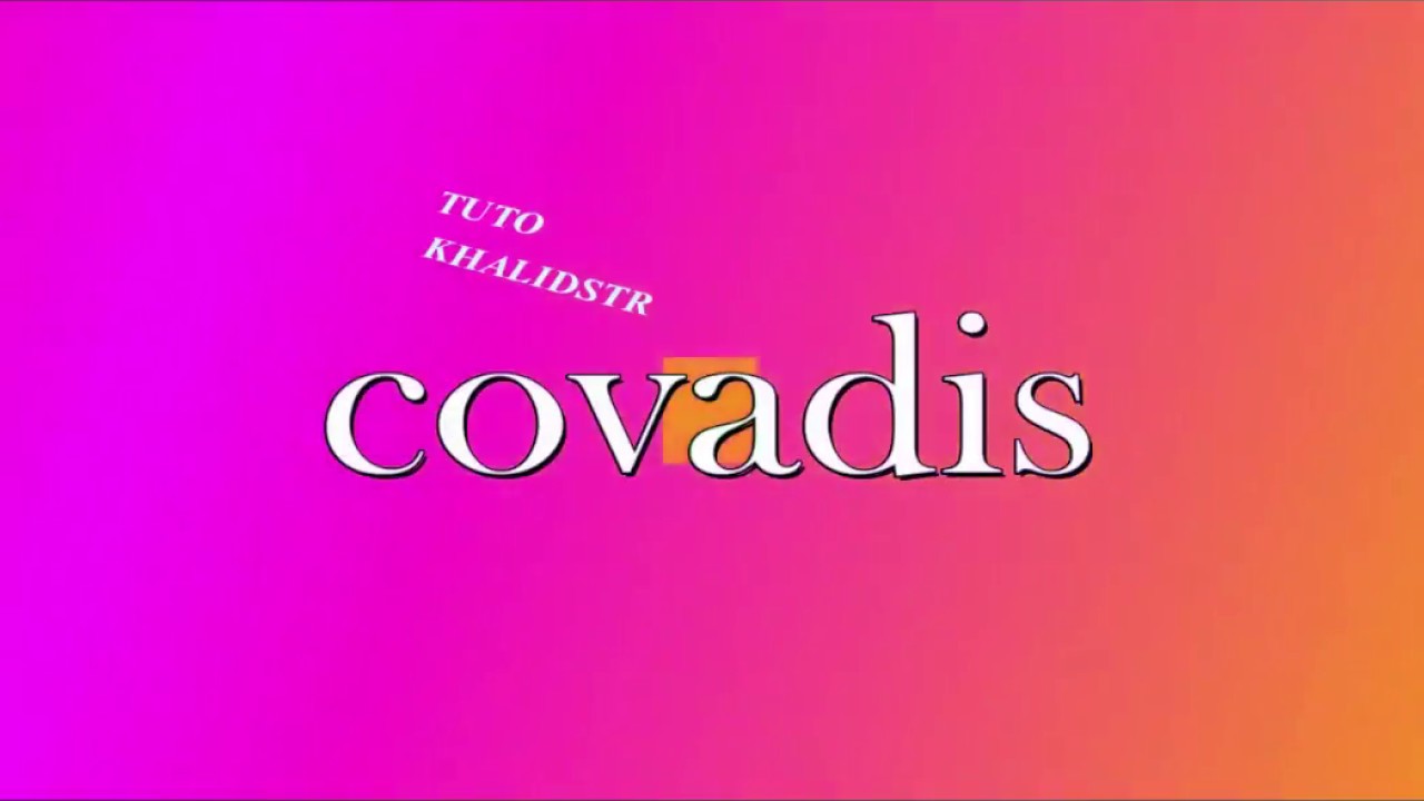 formation covadis ( menu habillage ) Covadis 2D