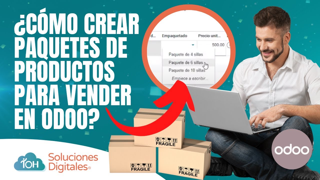 ¿Cómo CREAR PAQUETES 📦 de PRODUCTOS para VENDER en Odoo? | Ventas de productos empaquetados