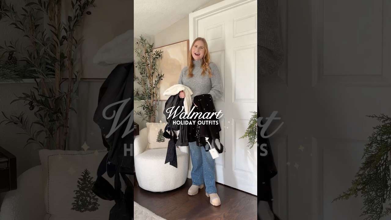 Walmart Holiday Outfits ✨ Walmart Try On Haul 2024 #walmartwomensfashion #walmarthaul #walmartfinds