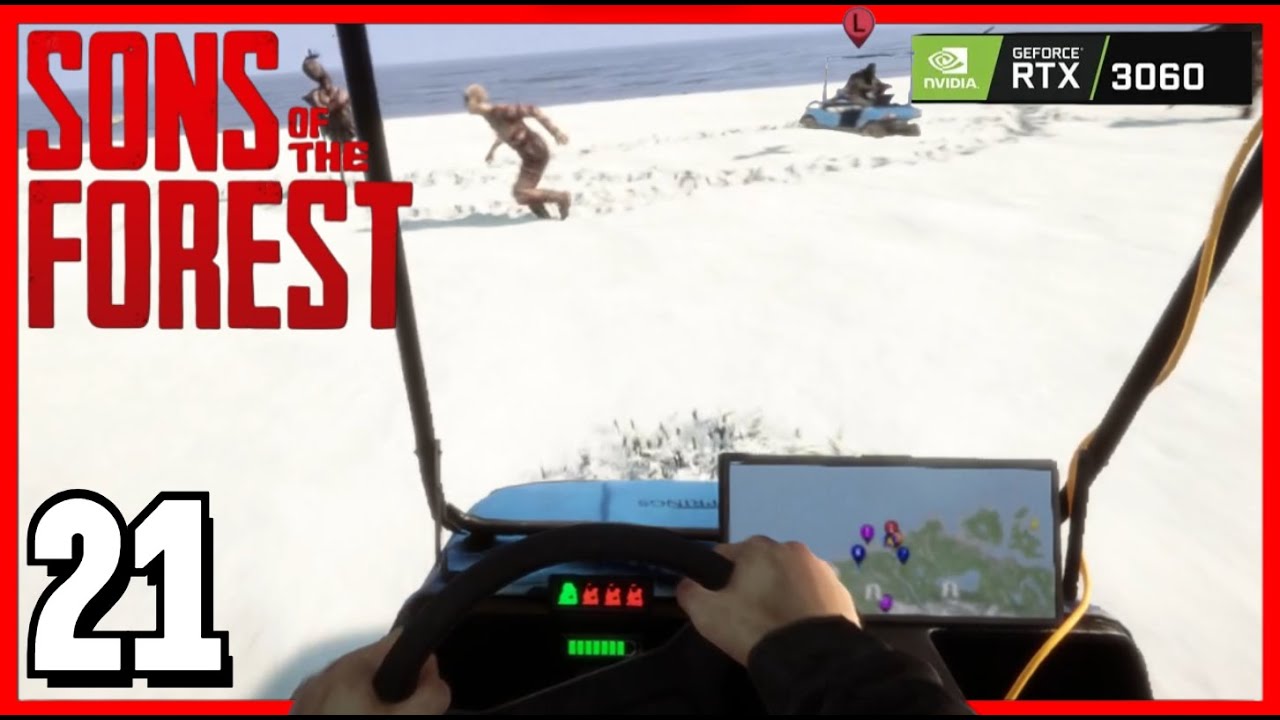 We Ran Over Cannibals for Fun... 🤣 | Sons Of The Forest Gameplay Part 21 | #sonsoftheforest