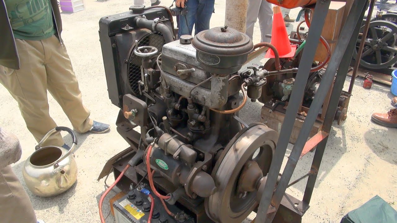 Old Engines in Japan 1950s YANMAR Diesel Type SL15 15hp