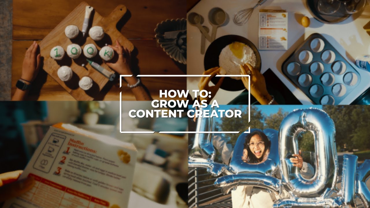 the real deal | tips on how YOU can grow as a creator