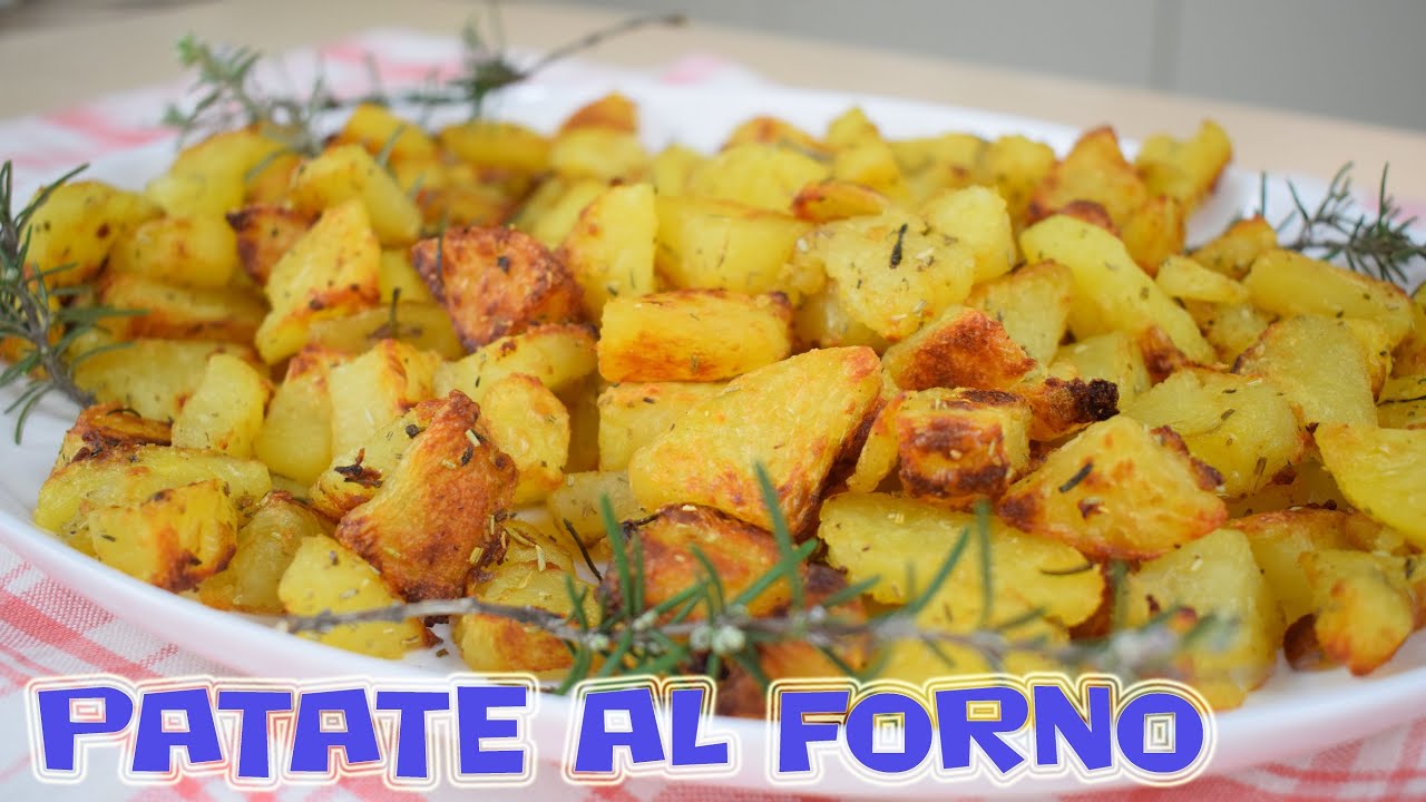 PATATE AL FORNO -  Wcco il mio segreto per renderle CROCCANTI FUORI e morbide dentro!