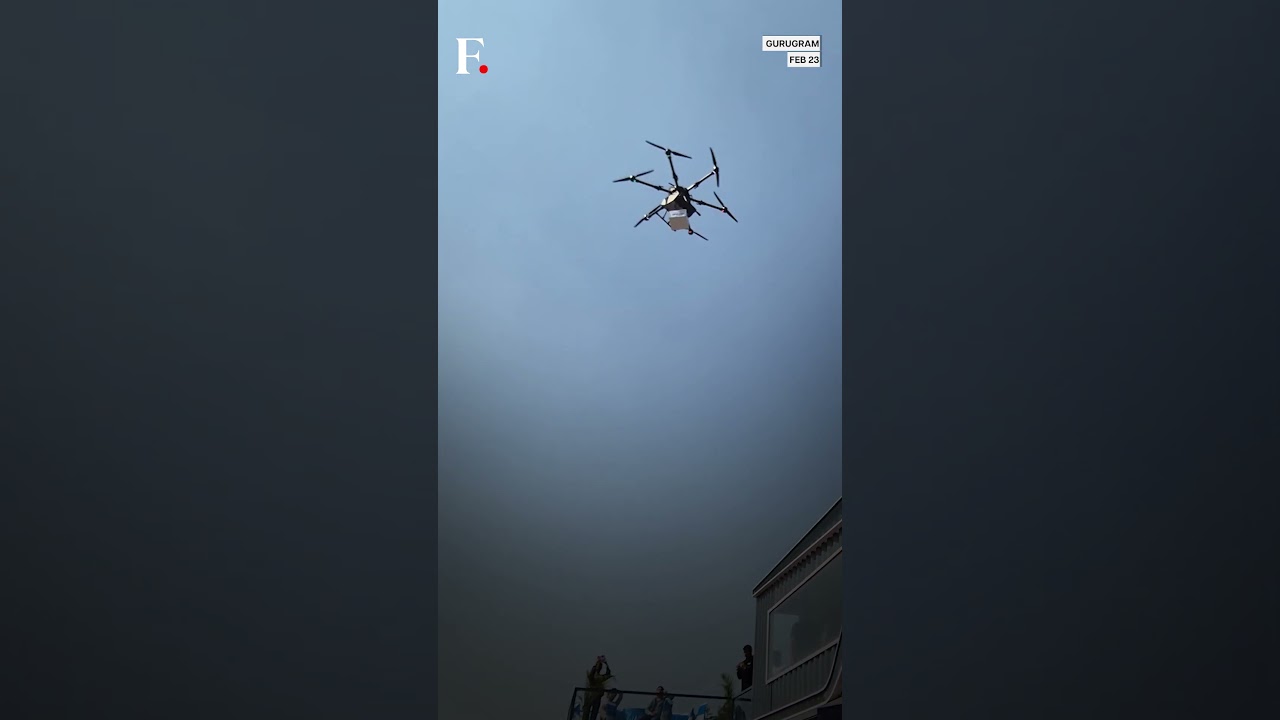 India: Door-To-Door Delivery By Drones Begins In Gurugram | Subscribe To Firstpost | N18G