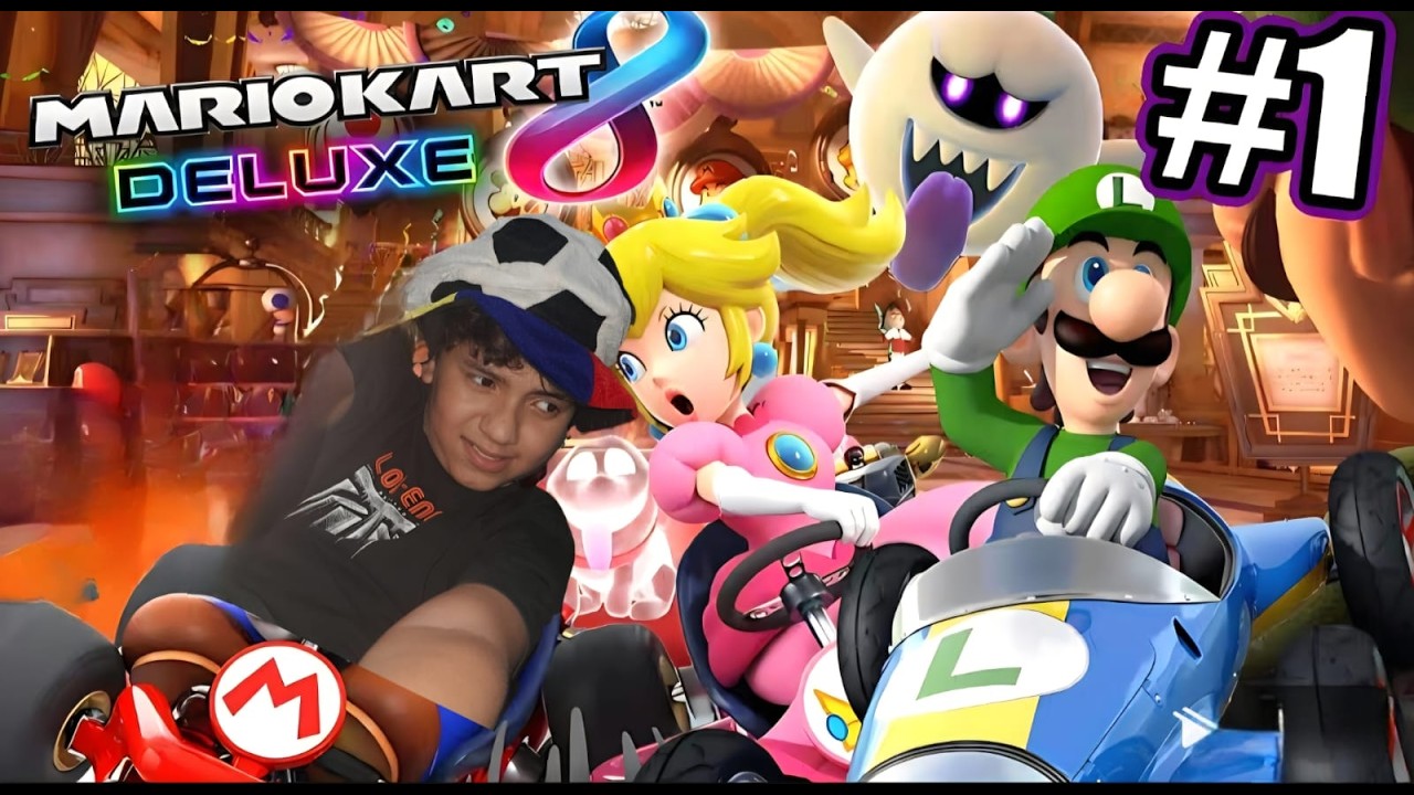 Mario Kart en La Mansion del terror | Mario Kart 8 | Juegos Mati Juega