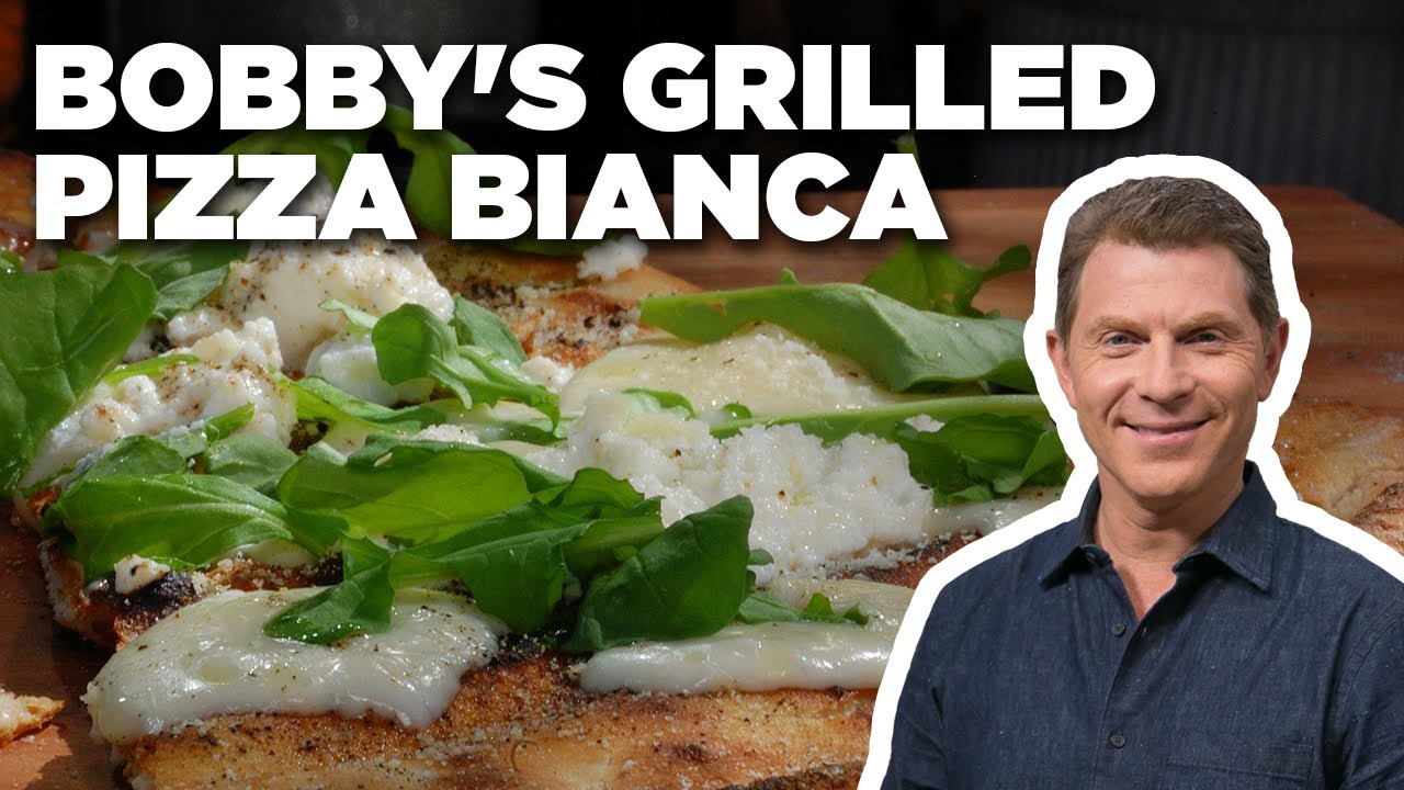 Bobby Flay's Grilled Pizza Bianca | Bobby Flay's Barbecue Addiction | Food Network