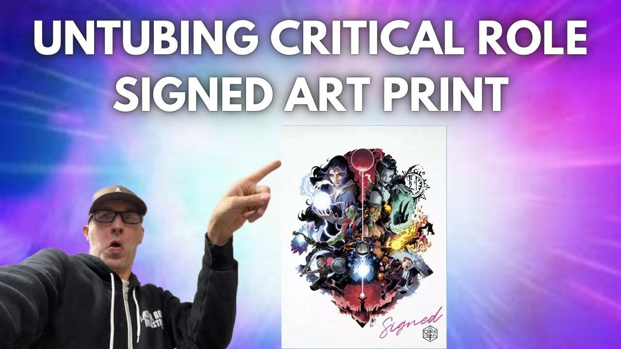 Let's Look at This Critical Role Signed Art Print