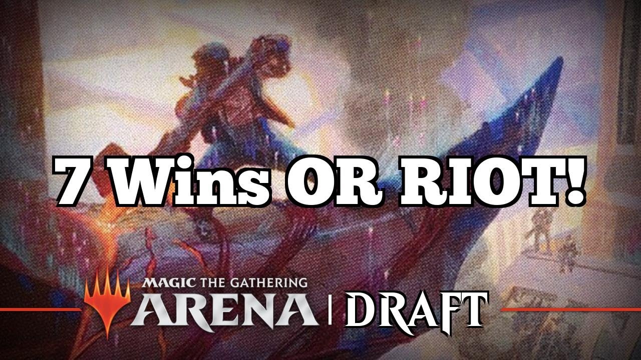 7 Wins OR RIOT! | Top 50 Mythic | March Of The Machine Draft | MTG Arena | Twitch Replay