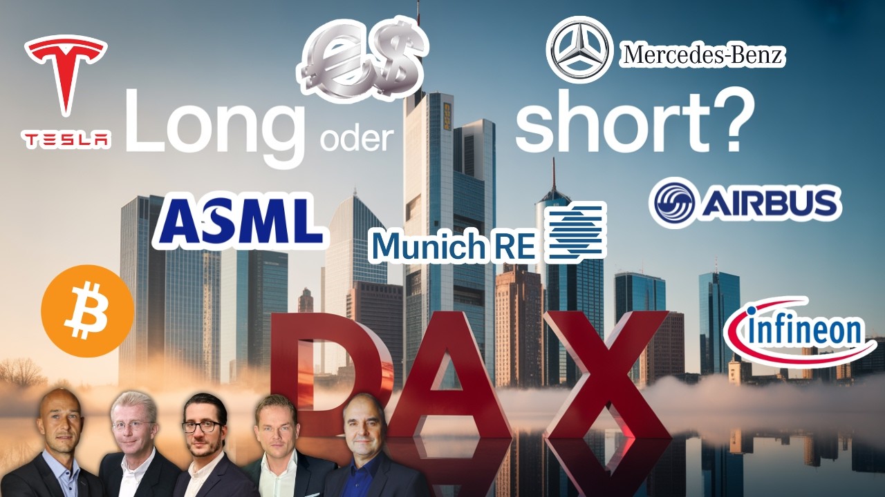DAX: Kampf um 24000 Punkte - ASML, Infineon, Bitcoin, Benz, S&uuml;dzucker, EURUSD, MunichRe, GEA, Tesla